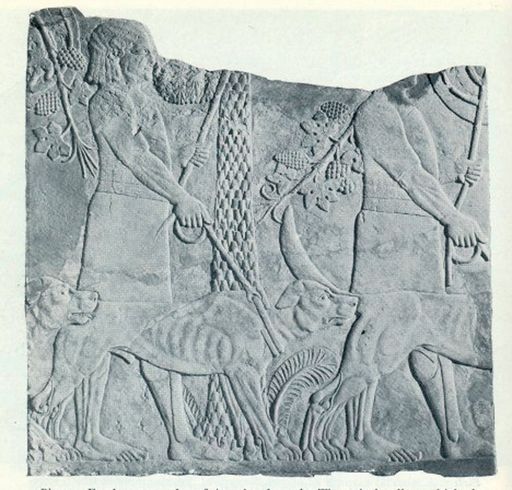 Bas relief en Mésopotamie